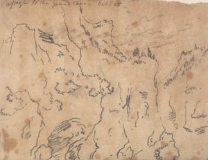 Passagem para o Grand Chartreuse, 25 de outubro de John Robert Cozens